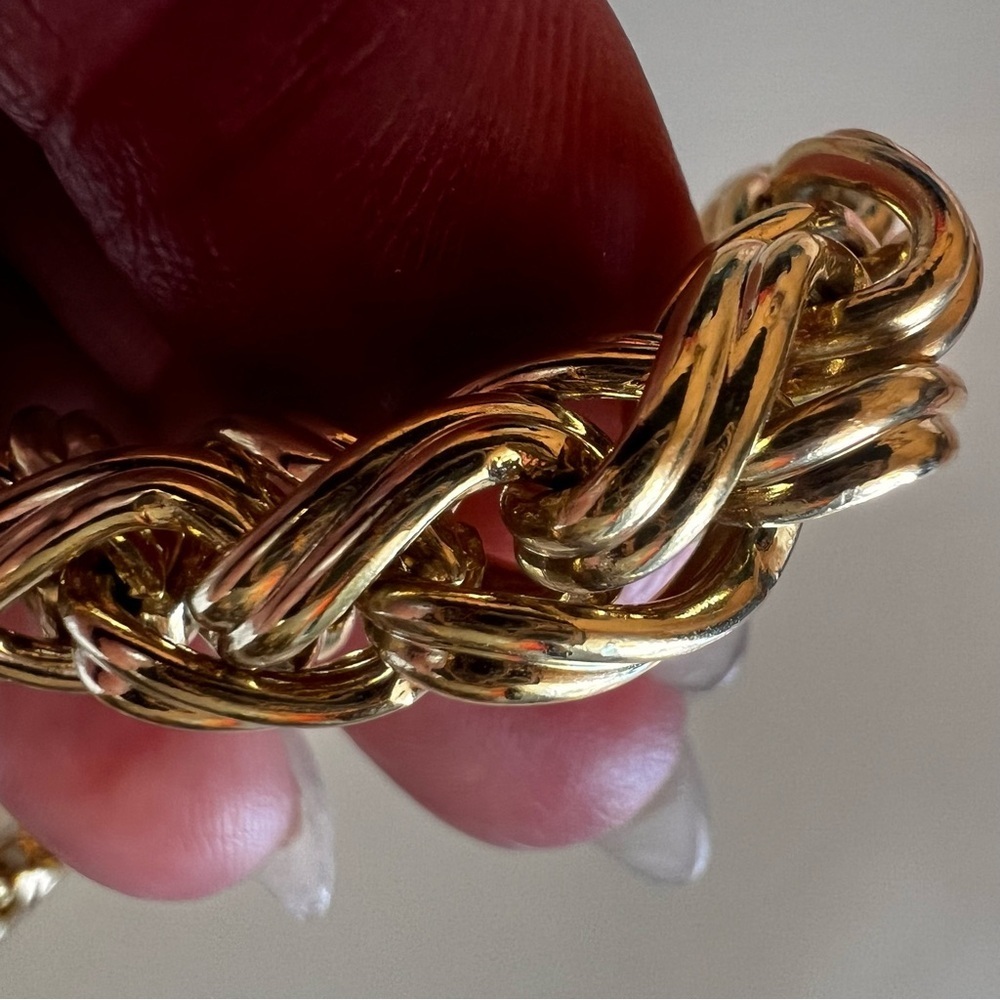 Source Unknown Gold Chunky Chain Necklace - Picture 6 of 6